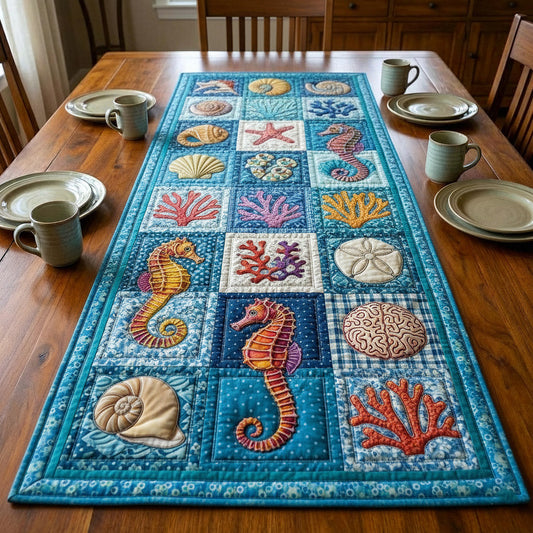 Marine Calm Quilted Table Runner GFTOTP16912