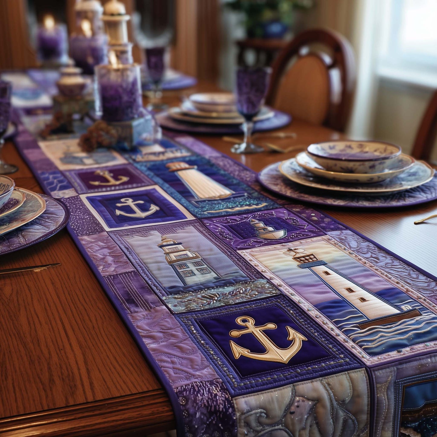 Ocean Gems Quilted Table Runner GFTOTP16972