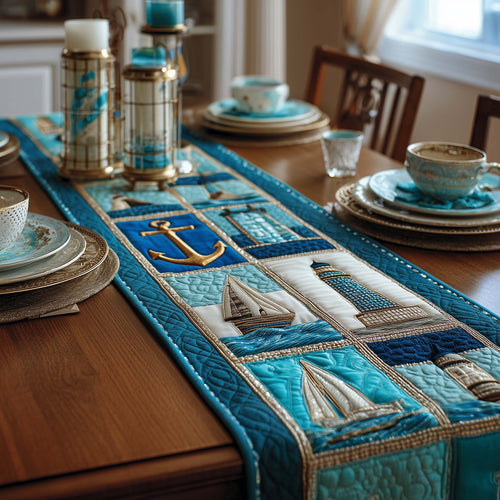 Ocean Gems Quilted Table Runner GFTOTP16973