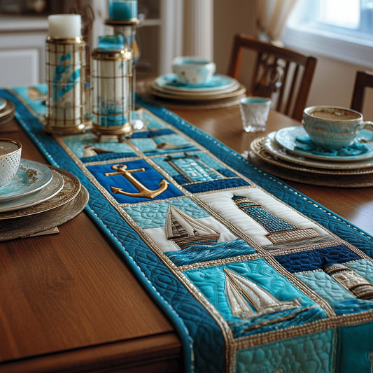 Ocean Gems Quilted Table Runner GFTOTP16973