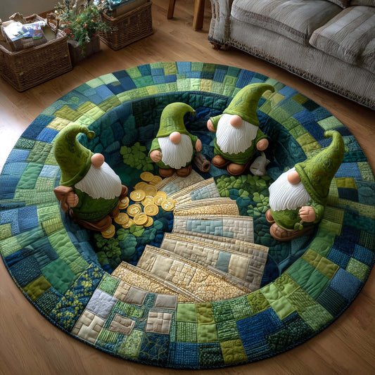 Green Blessing Quilted Round Mat GFTOTP16993