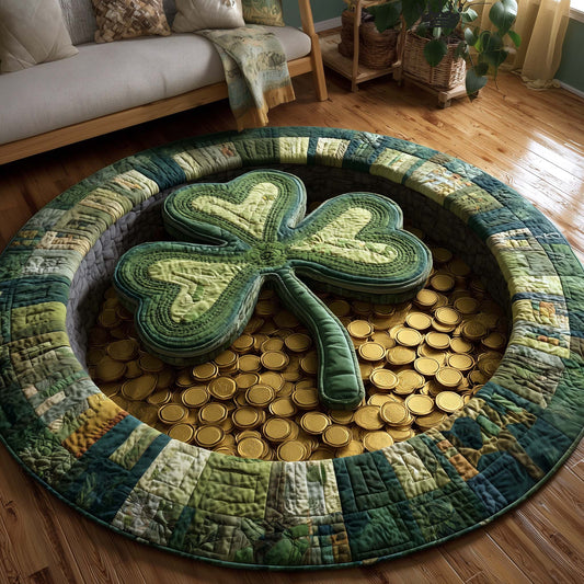 Green Blessing Quilted Round Mat GFTOTP16994