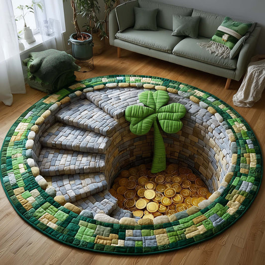 Green Blessing Quilted Round Mat GFTOTP16995