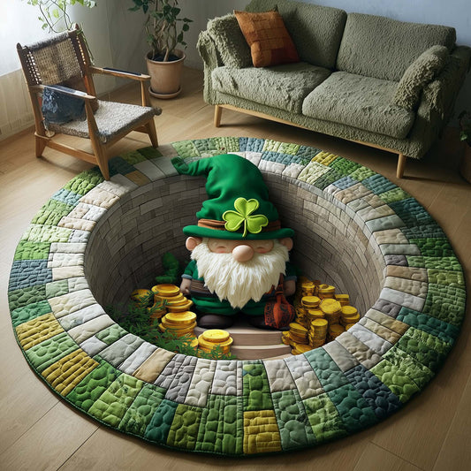 Green Blessing Quilted Round Mat GFTOTP16997
