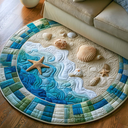 Shoreline Gems Quilted Round Mat GFTOTP17005