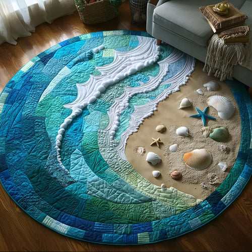 Shoreline Gems Quilted Round Mat GFTOTP17006