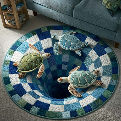 Ocean Drifter Quilted Round Mat GFTOTP17026