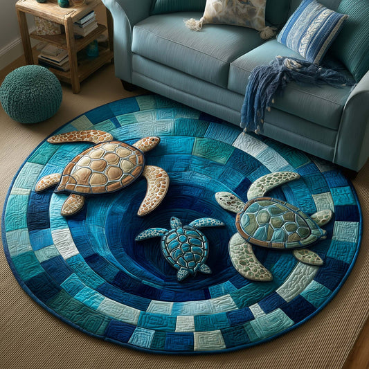 Ocean Drifter Quilted Round Mat GFTOTP17027
