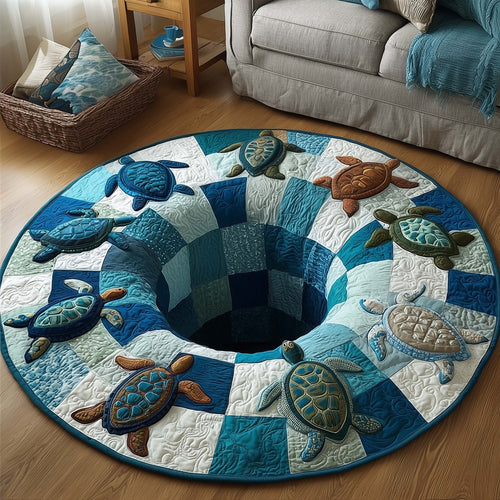 Ocean Drifter Quilted Round Mat GFTOTP17029