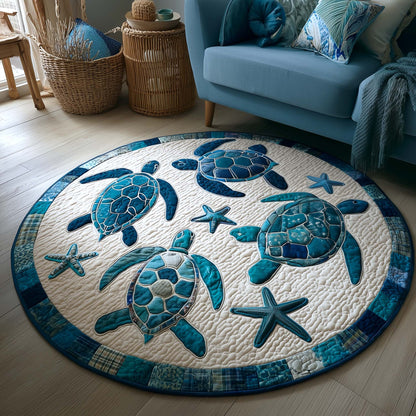Ocean Drifter Quilted Round Mat GFTOTP17031