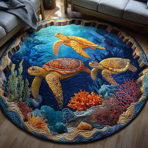 Ocean Drifter Quilted Round Mat GFTOTP17033