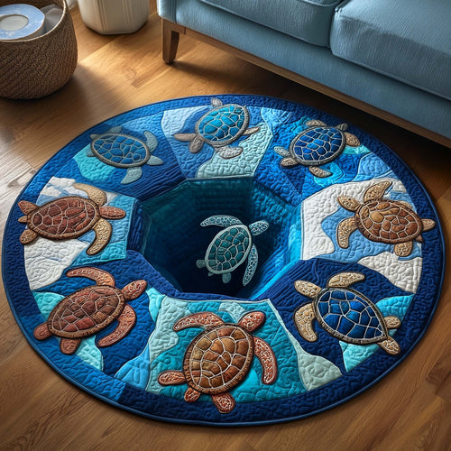 Ocean Drifter Quilted Round Mat GFTOTP17034