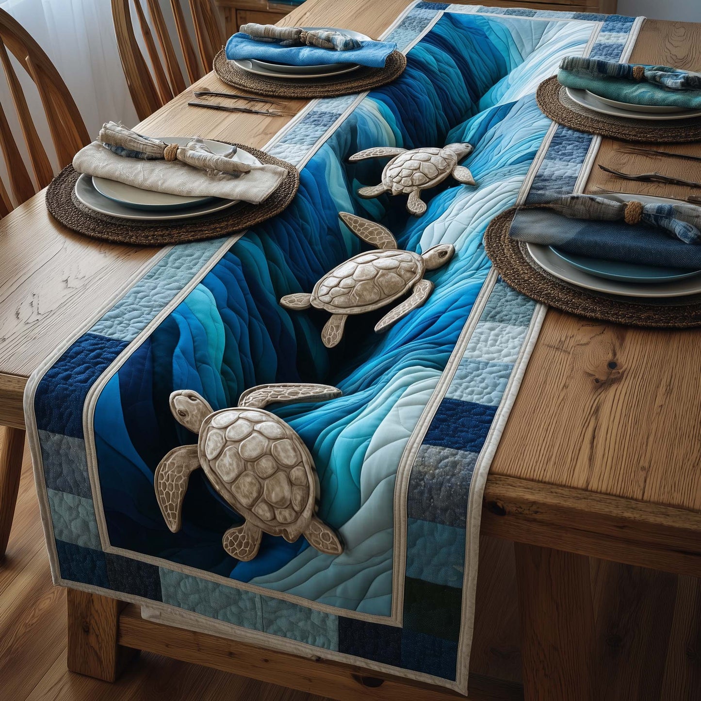 Ocean Drifter Quilted Table Runner GFTOTP17037