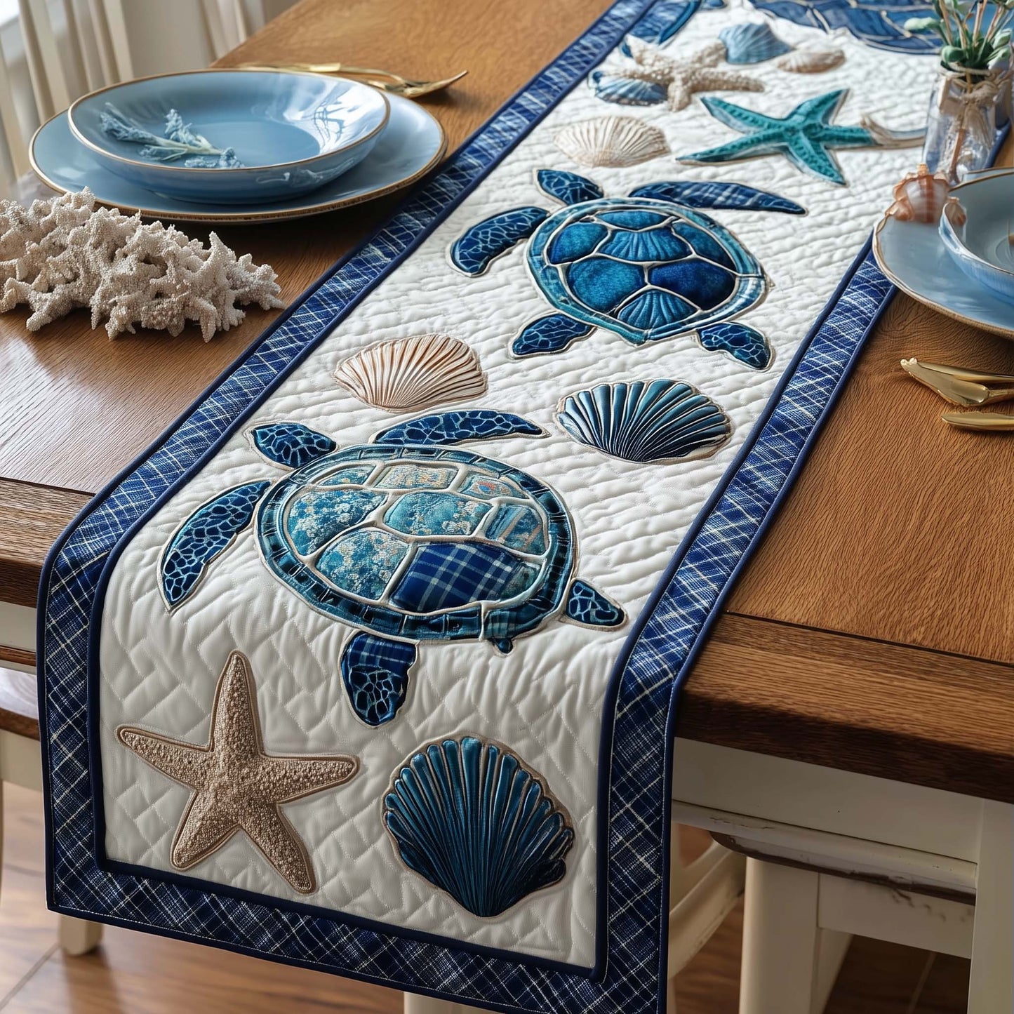 Ocean Drifter Quilted Table Runner GFTOTP17039
