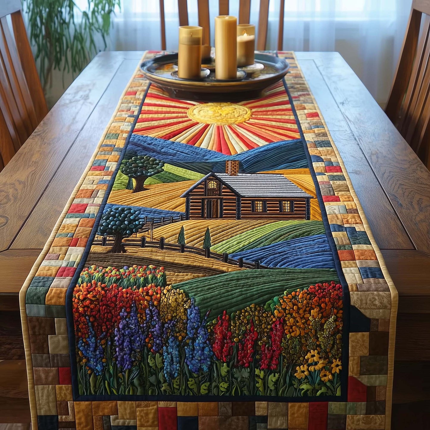 Meadow Homelife Quilted Table Runner GFTOTP17064