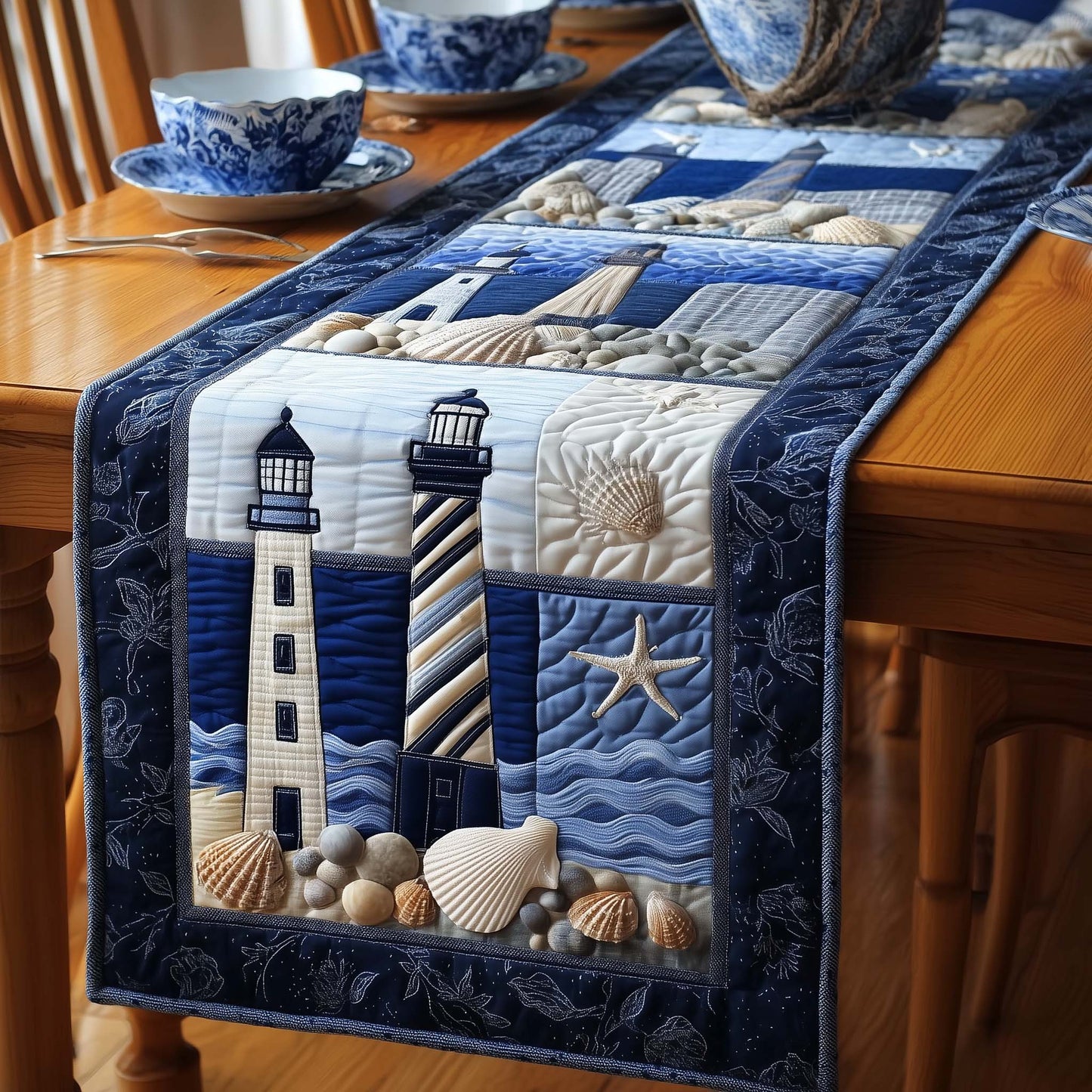 Harbor Breeze Quilted Table Runner GFTOTP17068