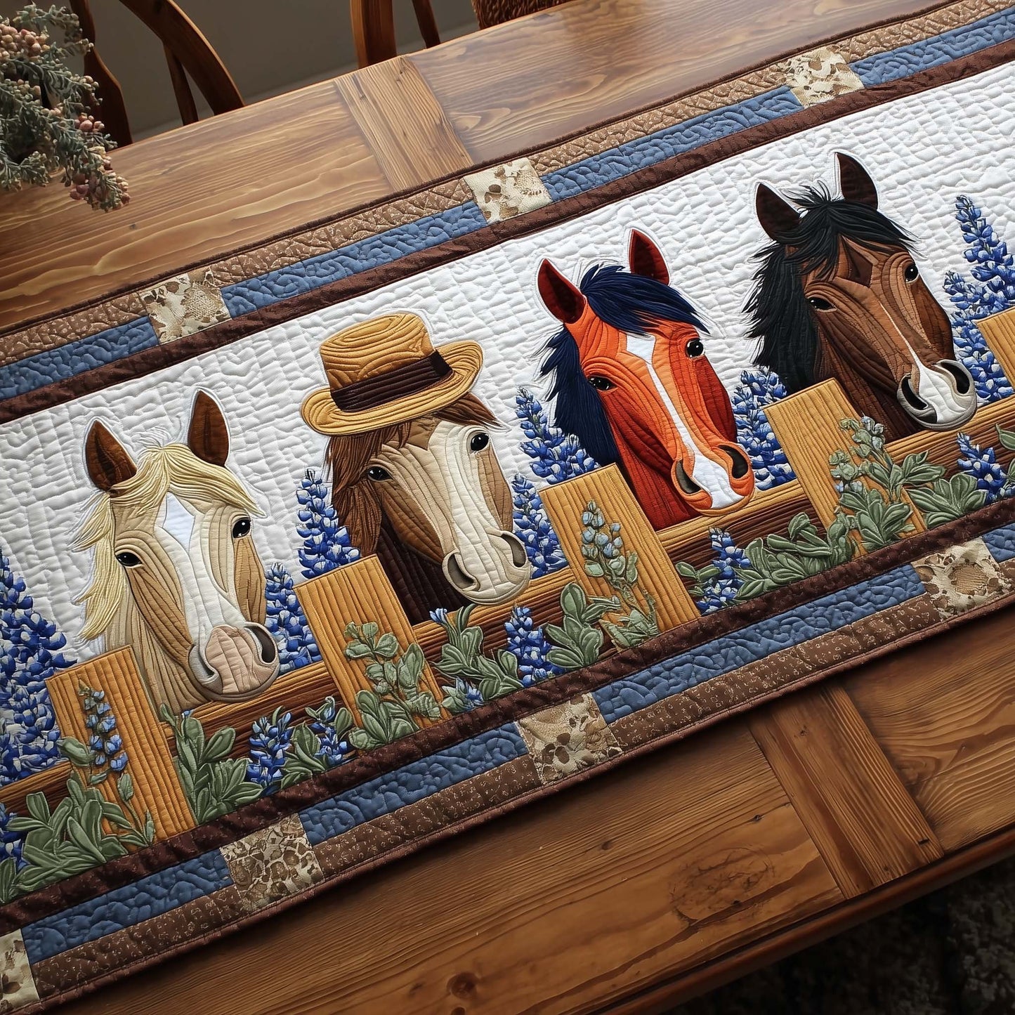Rustic Gallop Quilted Table Runner GFTOTP17083