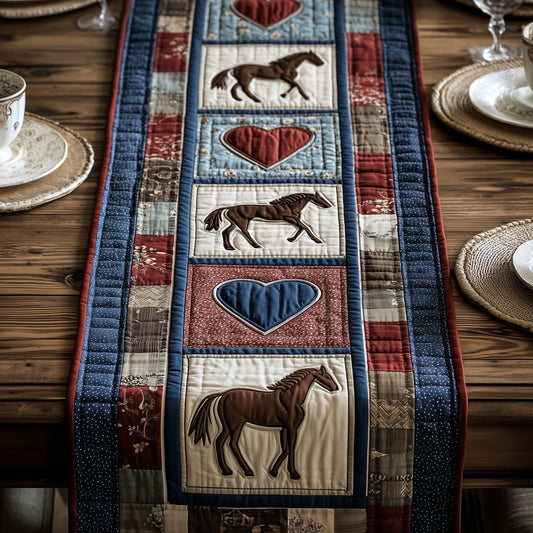 Rustic Gallop Quilted Table Runner GFTOTP17085