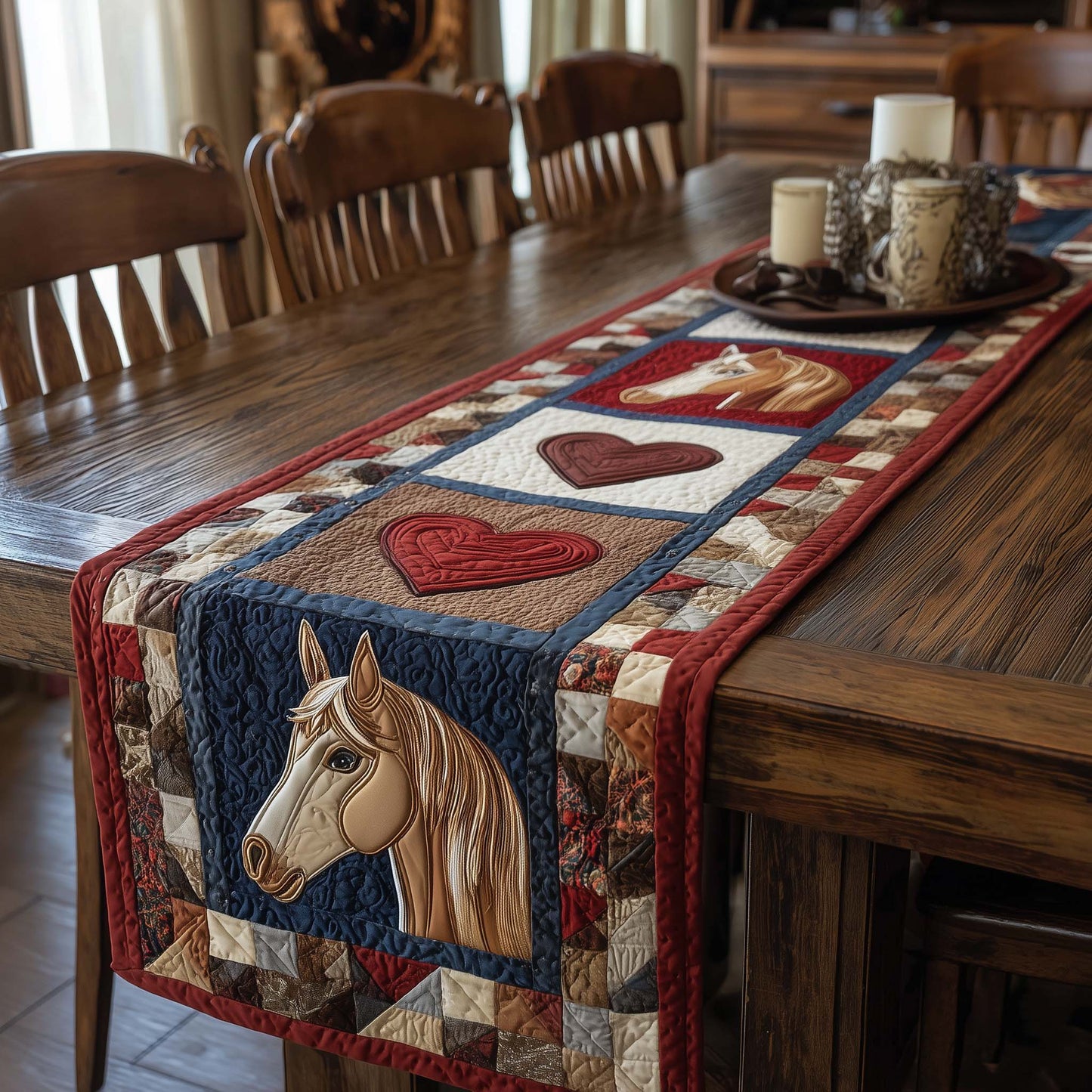 Rustic Gallop Quilted Table Runner GFTOTP17087