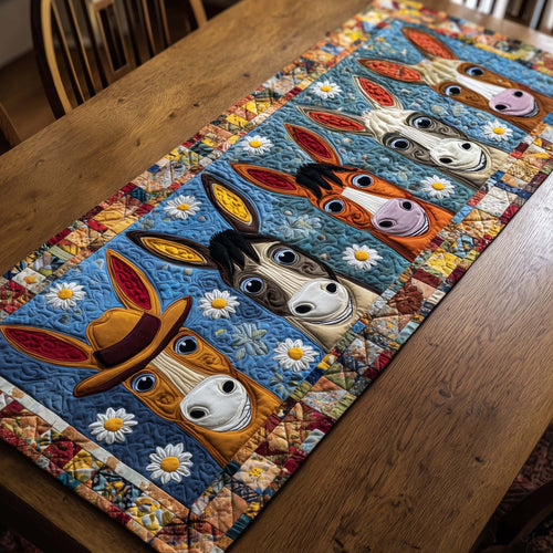 Funky Donkey Quilted Table Runner GFTOTP17090