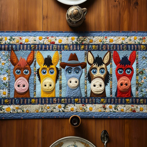 Funky Donkey Quilted Table Runner GFTOTP17093