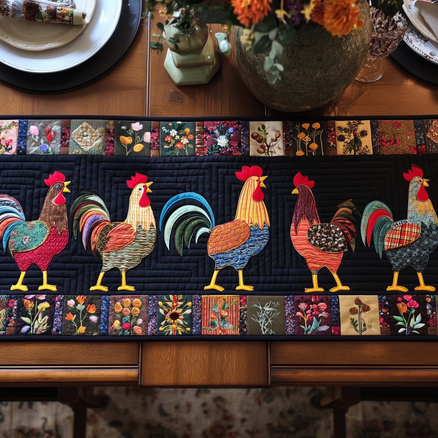 Coop Sweeties Quilted Table Runner GFTOTP17124