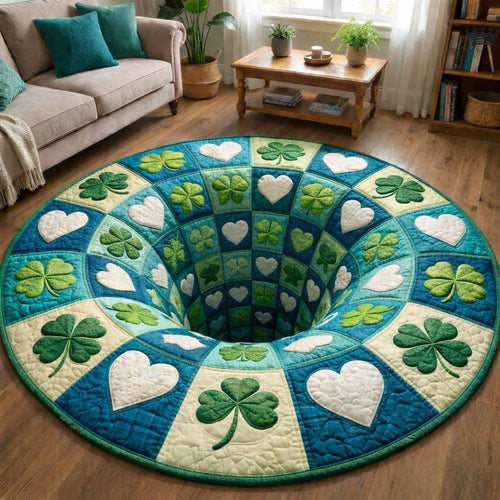Blessed Greenery Quilted Round Mat GFTOTP17131