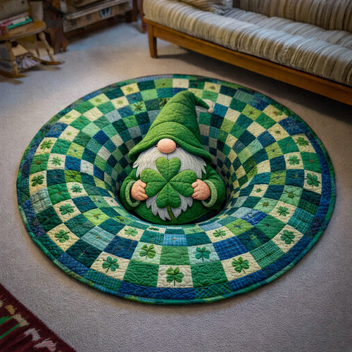 Blessed Greenery Quilted Round Mat GFTOTP17132