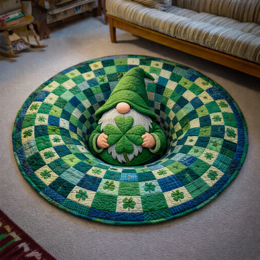 Blessed Greenery Quilted Round Mat GFTOTP17132