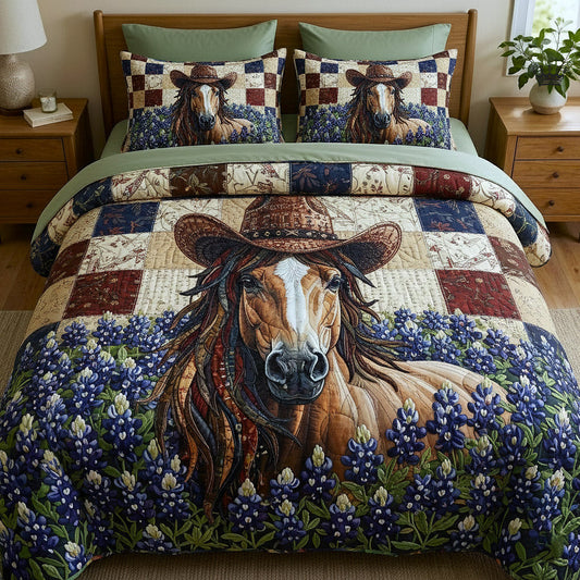Weathered Gallop 3-Piece Quilted Bedding Set GFTOTP17150