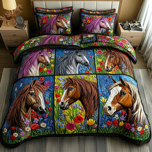 Weathered Gallop 3-Piece Quilted Bedding Set GFTOTP17158