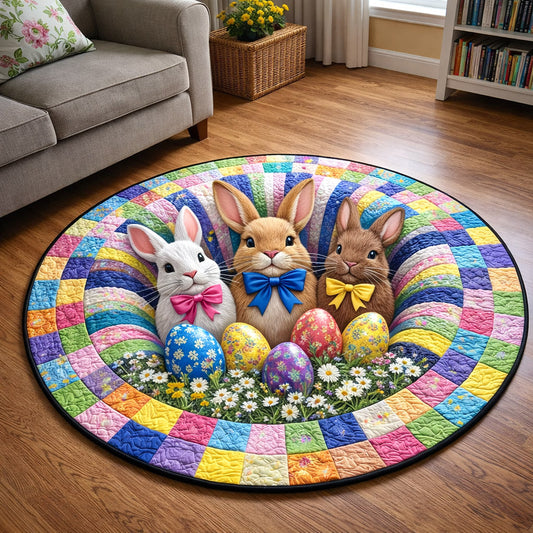 Spring Hopper Quilted Round Mat GFTOTP17180