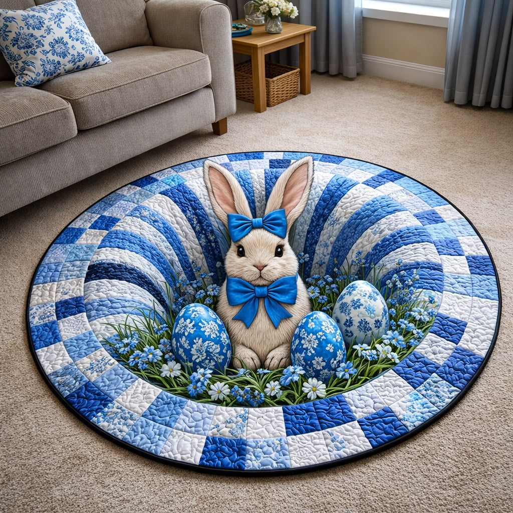 Spring Hopper Quilted Round Mat GFTOTP17181