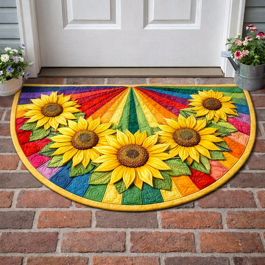 Sunlit Blossoms Quilted Welcome Mat GFTOTP17215