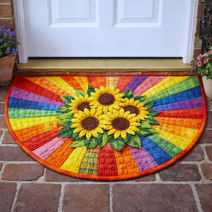 Sunlit Blossoms Quilted Welcome Mat GFTOTP17216