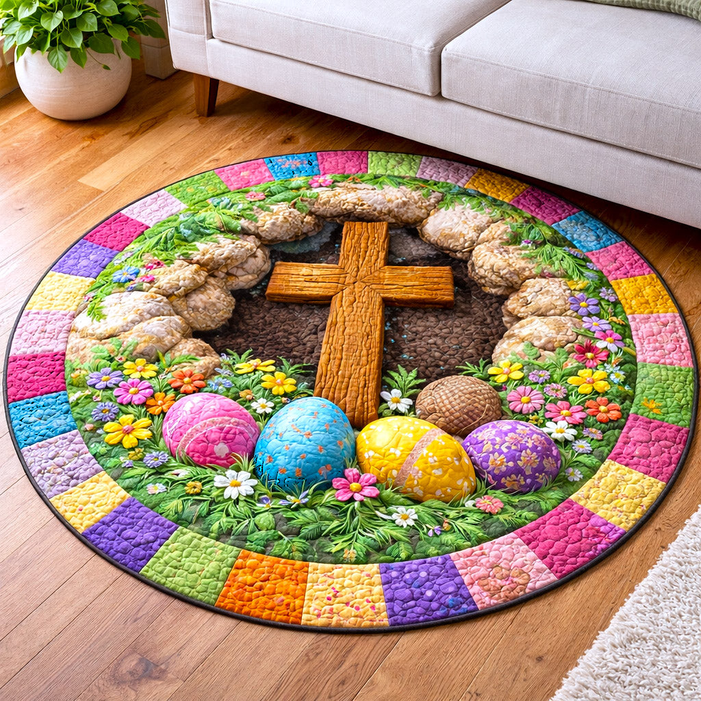 Faithful Sunrise Quilted Round Mat GFTOTP17221