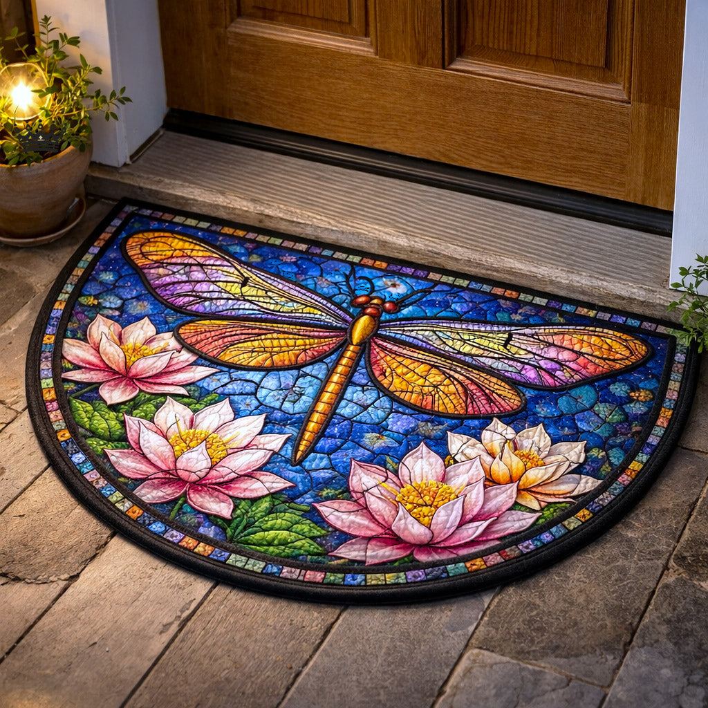 Graceful Dragonfly Quilted Welcome Mat GFTOTP17254