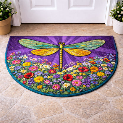 Graceful Dragonfly Quilted Welcome Mat GFTOTP17255