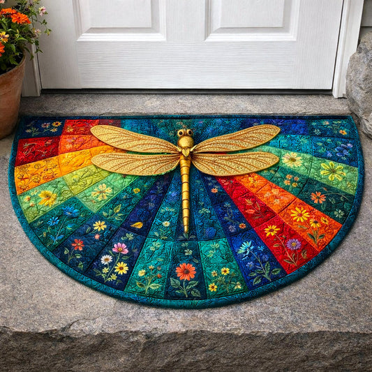 Graceful Dragonfly Quilted Welcome Mat GFTOTP17257