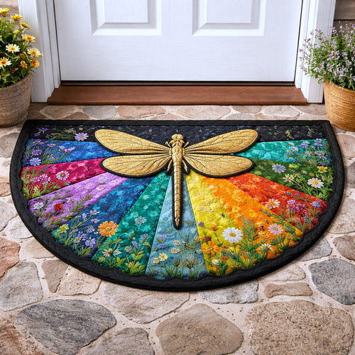Graceful Dragonfly Quilted Welcome Mat GFTOTP17258