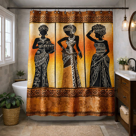 Ebony Glow Shower Curtain GFTOTP17262