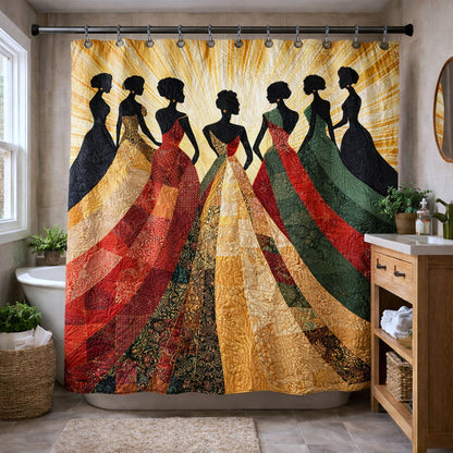 Ebony Glow Shower Curtain GFTOTP17264
