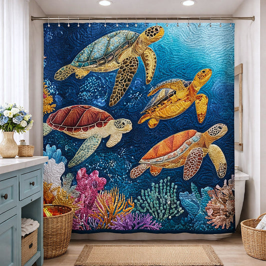 Ocean Wanderer Shower Curtain GFTOTP17267