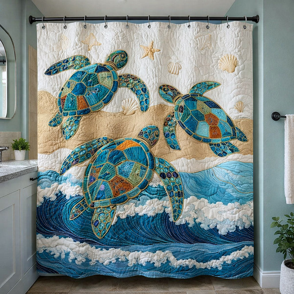 Ocean Wanderer Shower Curtain GFTOTP17268