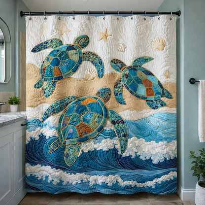 Ocean Wanderer Shower Curtain GFTOTP17268