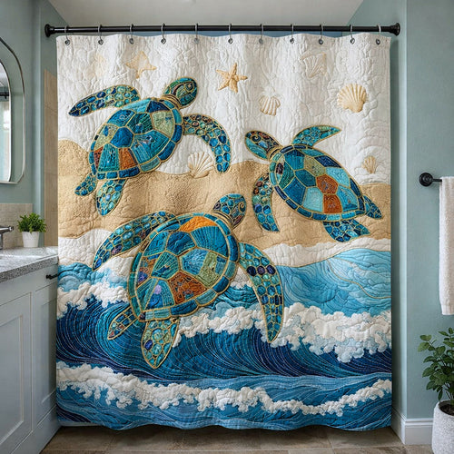 Ocean Wanderer Shower Curtain GFTOTP17268