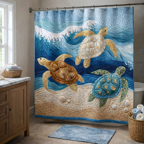 Ocean Wanderer Shower Curtain GFTOTP17270