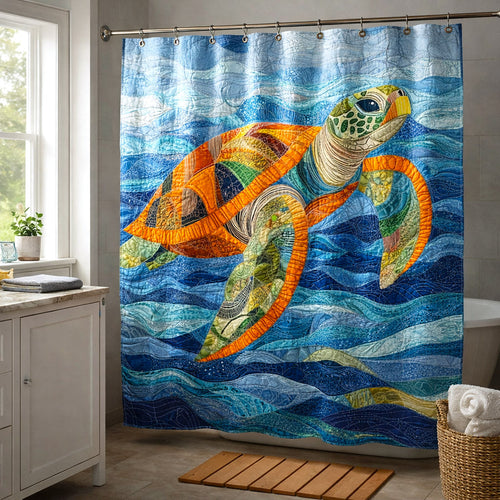 Ocean Wanderer Shower Curtain GFTOTP17271