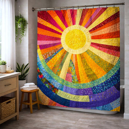 Solar Burst Shower Curtain GFTOTP17272