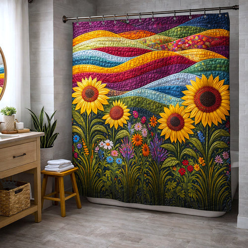 Solar Burst Shower Curtain GFTOTP17273